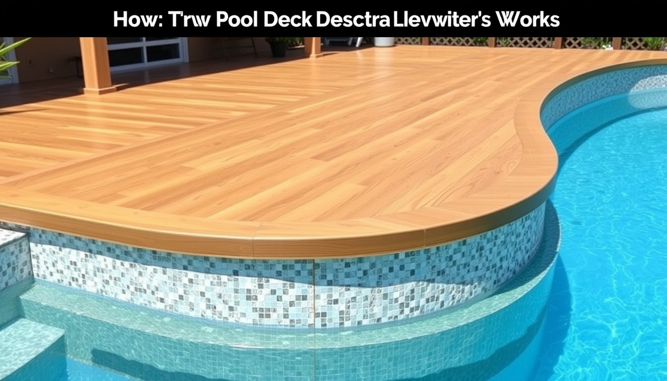 how pool deck leveling works