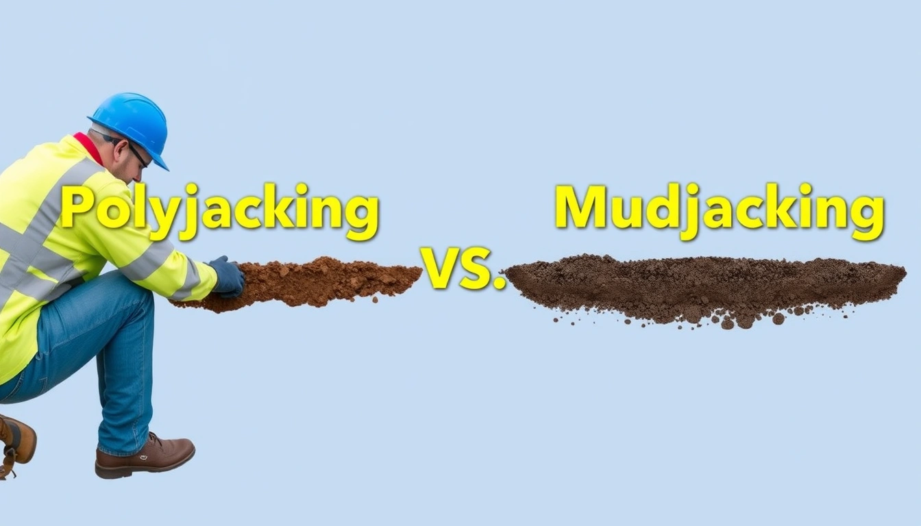 polyjacking vs mudjacking contractor which to choose
