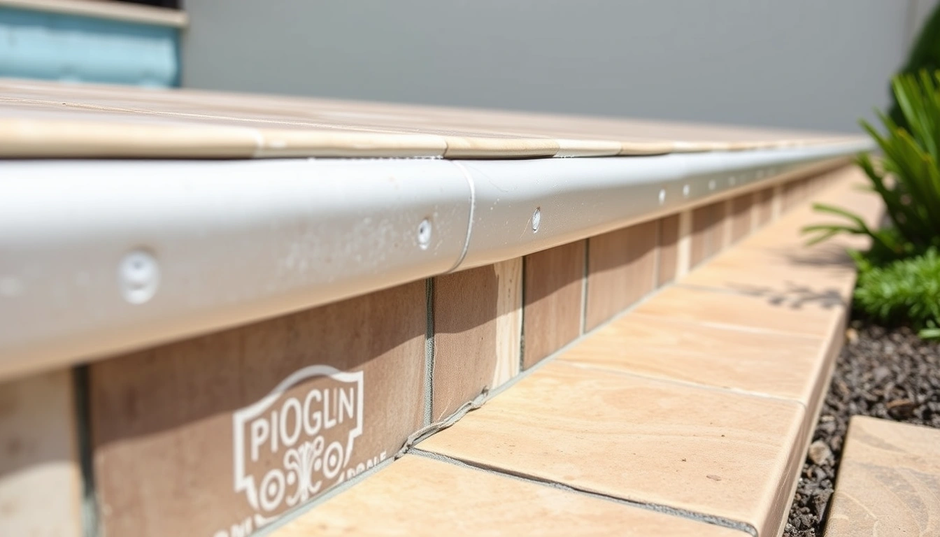 pool coping and waterline settling repair — photo 2