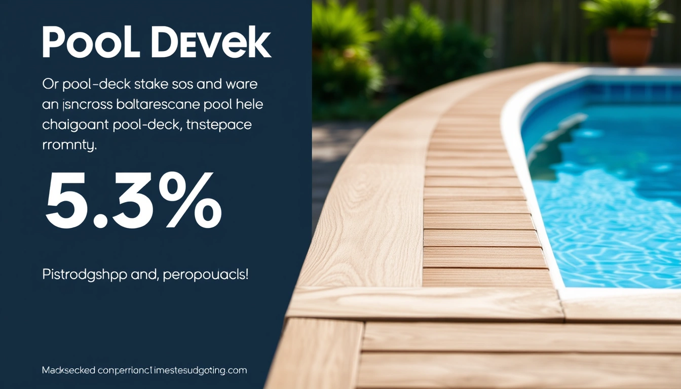pool deck leveling statistics